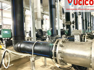 Hoàn thành lắp đặt 24 đồng hồ điện từ DN250