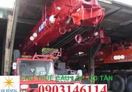Xe cần cẩu lốp 120 tấn