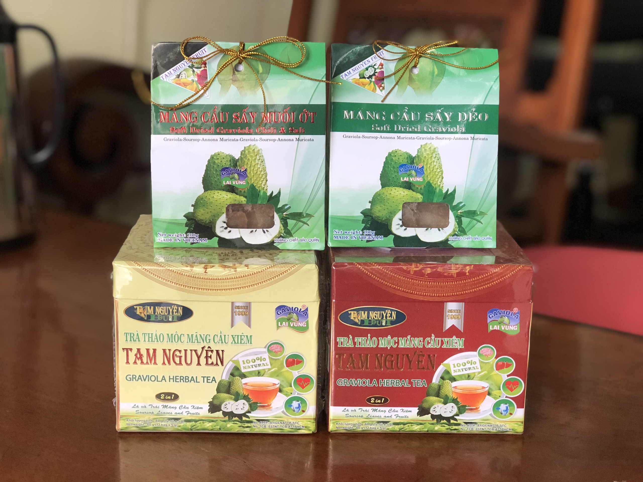 Trà thảo mộc mãng cầu