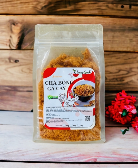 Chà bông gà cay 200gr-500gr