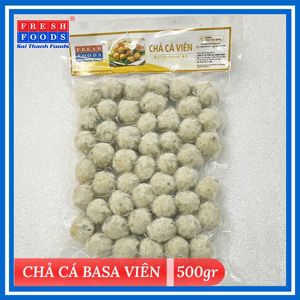 Chả cá basa viên túi 500g