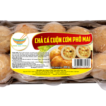 Chả cá cuộn cơm phomai