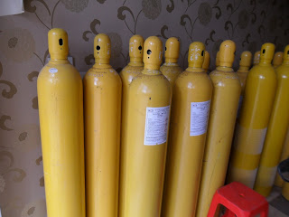 Chai chứa clo