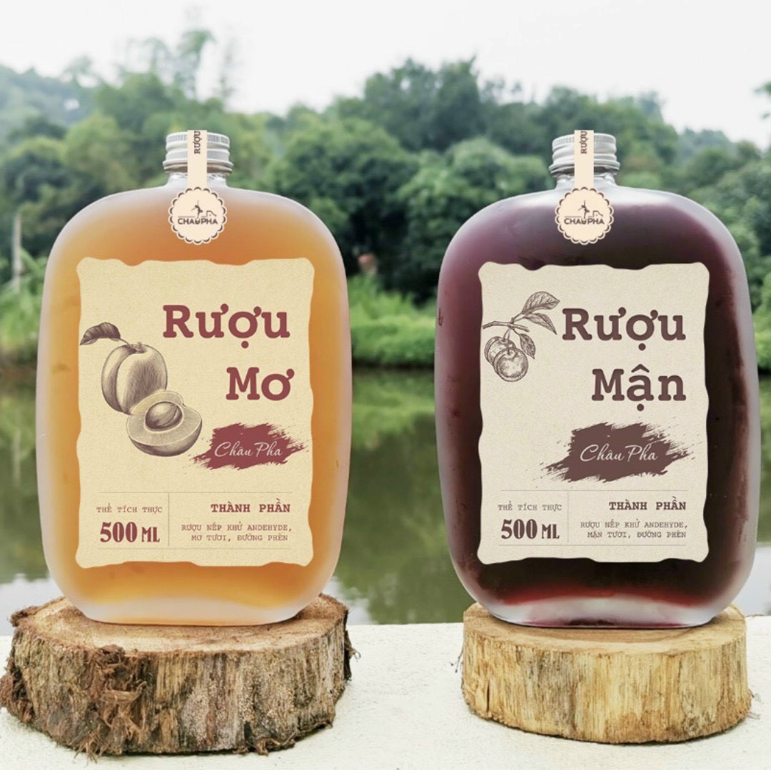 Chai thủy tinh bầu dục