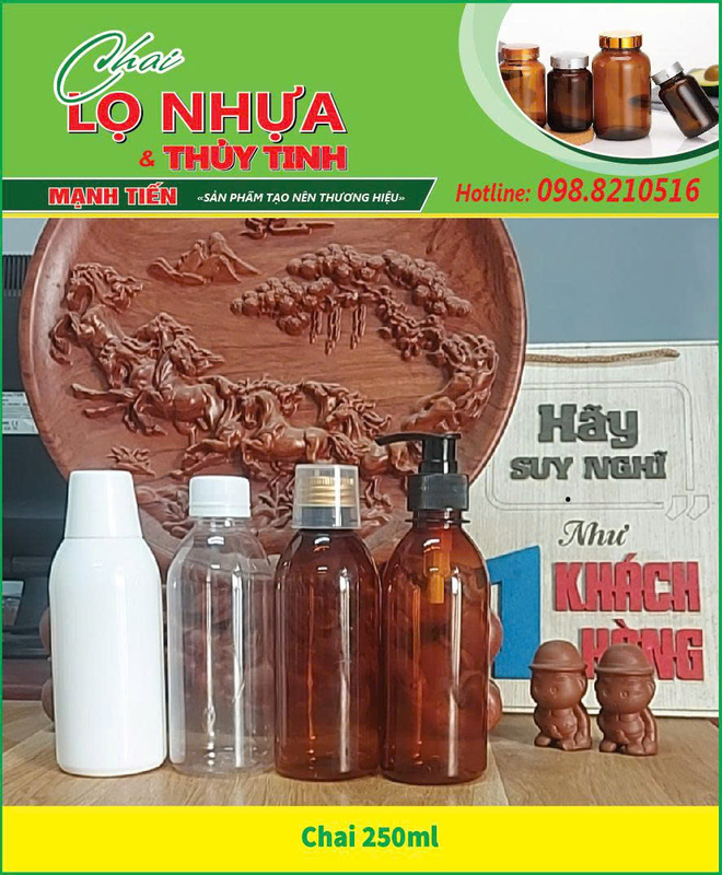 Chai nhựa 250ml