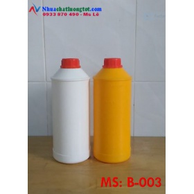 Chai nhựa 1 lít tròn