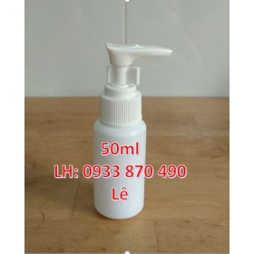 Chai nhựa có vòi ấn 50ml