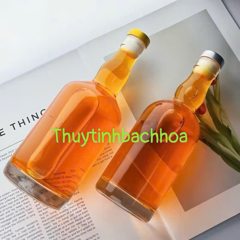 Chai thủy tinh cổ bồng tròn 500-750m