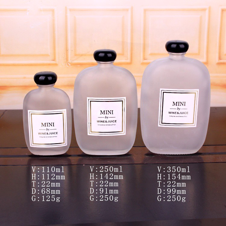Chai thủy tinh bầu dục