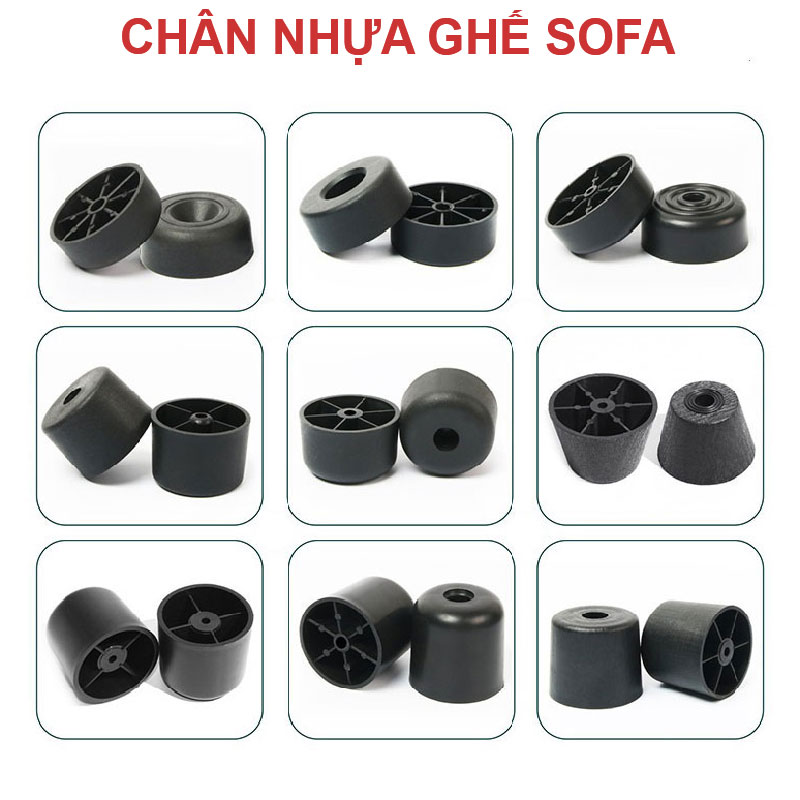 Chân nhựa ghế Sofa