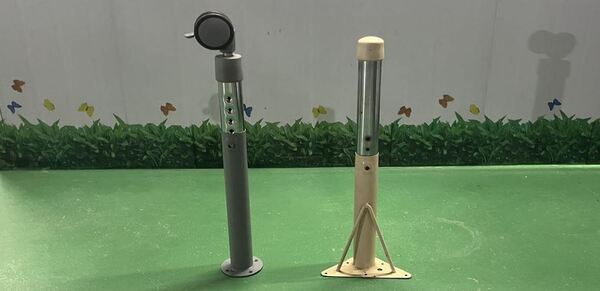 Chân điều chỉnh cao thấp 2 loại mạ crom phun sơn