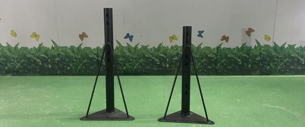 Chân điều chỉnh cao thấp 2 loại mạ crom phun sơn
