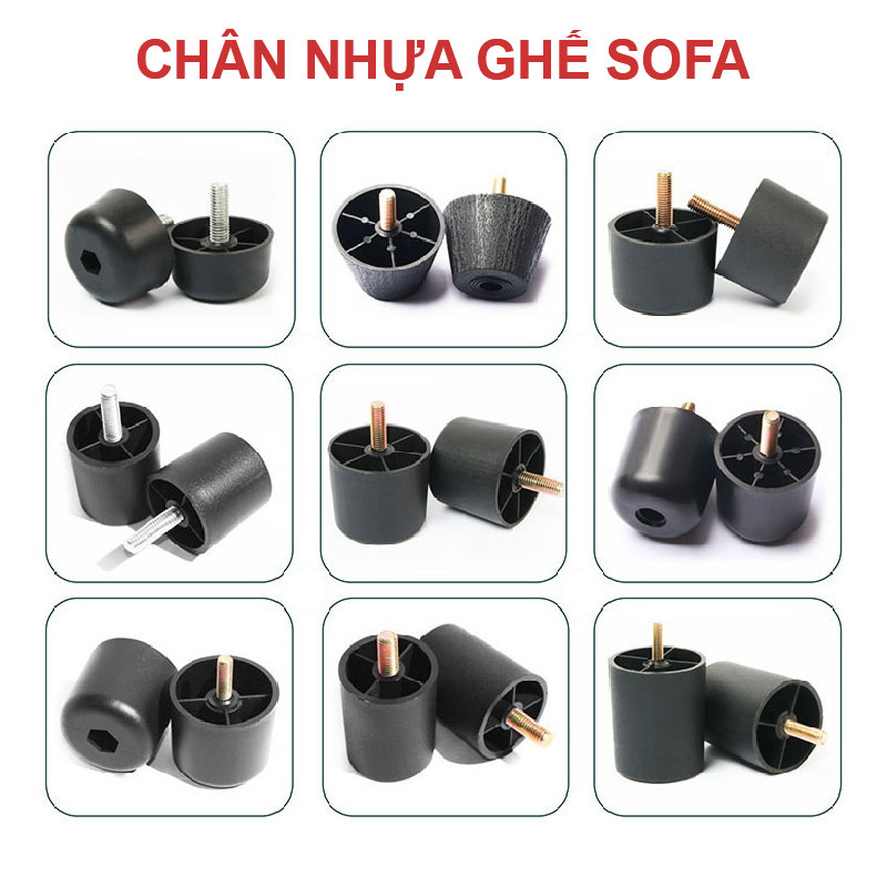 Chân nhựa ghế Sofa