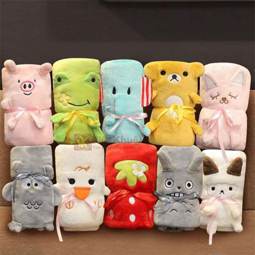 Chăn ủ hình thú siêu cute