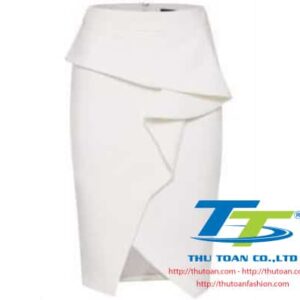 Chân váy dái phối bèo