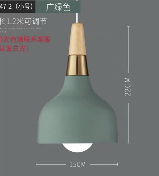 Chao đèn thả hình giọt nước D150