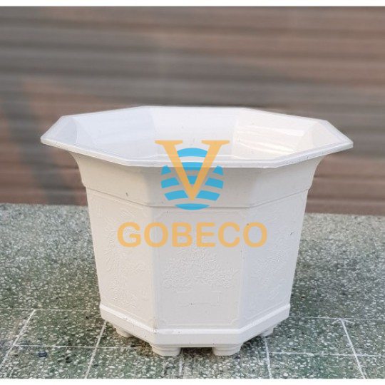 Chậu bát giác nhựa