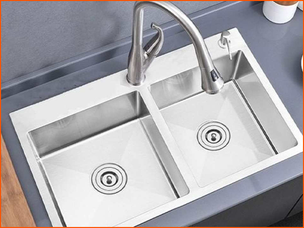 Chậu đôi inox 304