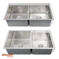 Bồn rửa bát inox hai hố 8245 Bluware