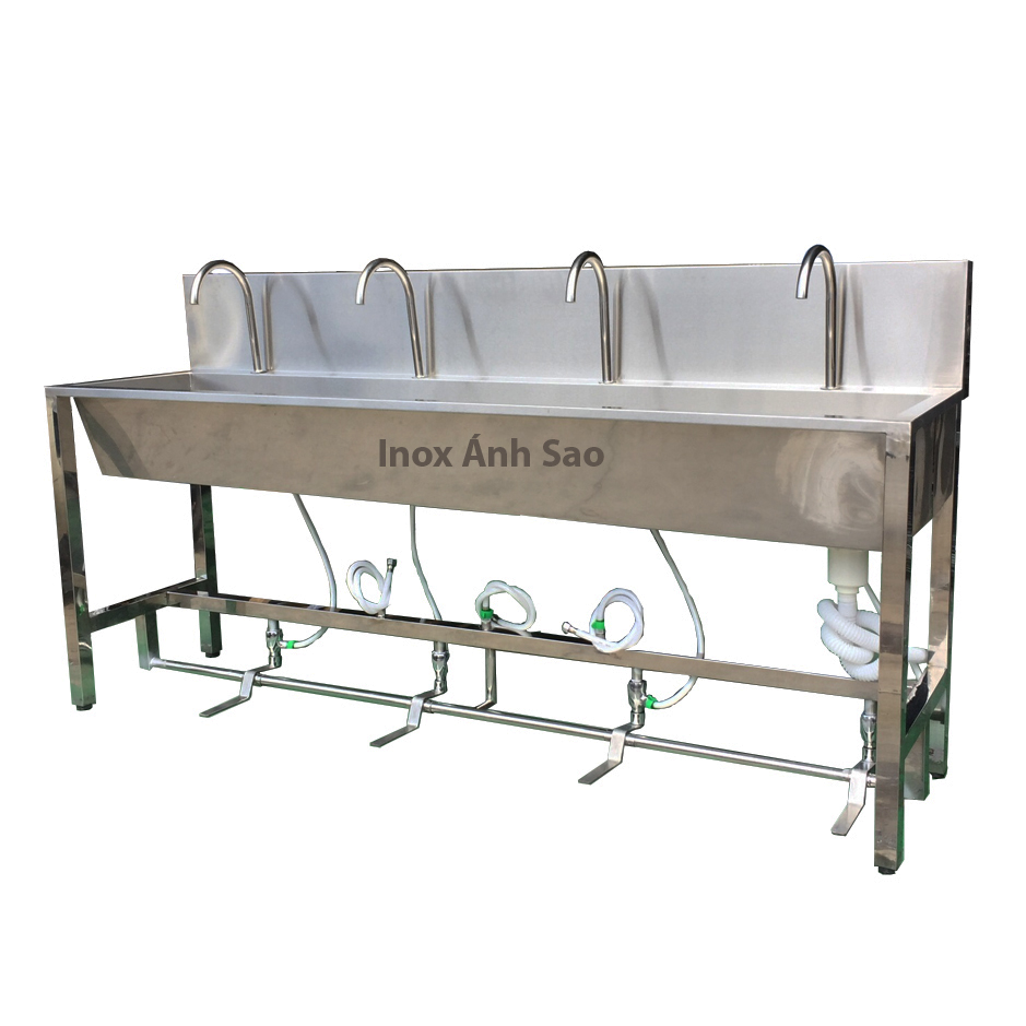 Chậu rửa tay van nước đạp chân