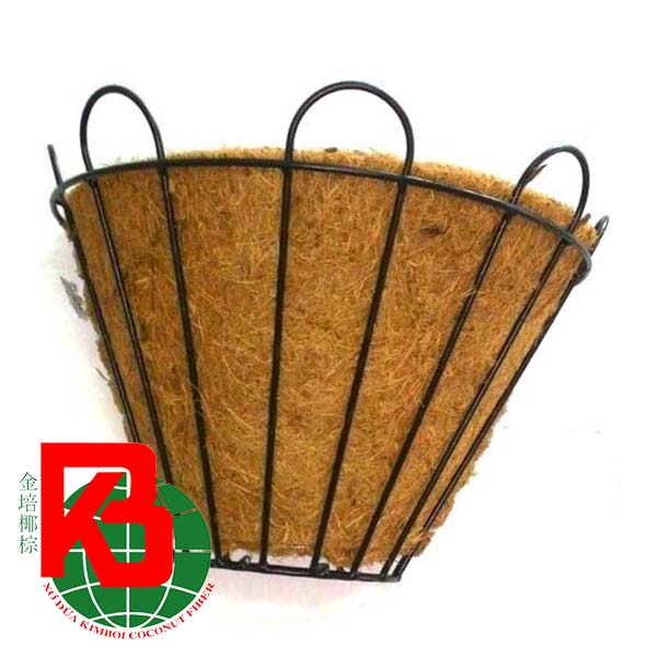 Chậu xơ dừa treo tường