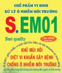 Chế phẩm vi sinh xử lý ô nhiễm S.EM01