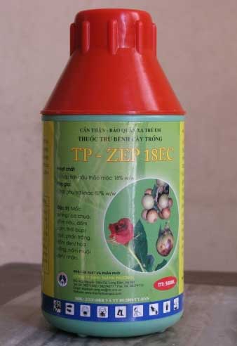 Chế phẩm thảo mộc TP-ZEP-18EC rau màu