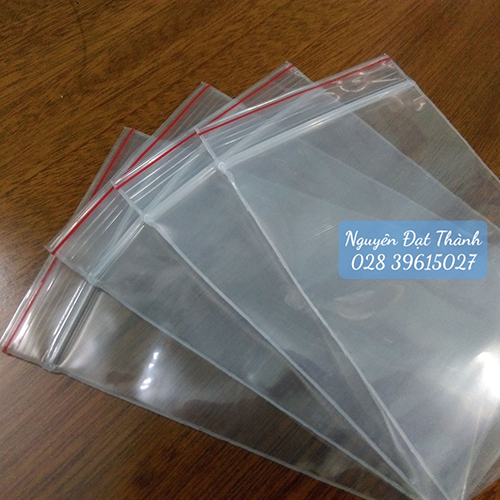 Túi Zipper chỉ đỏ