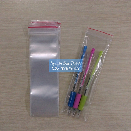Túi Zipper chỉ đỏ