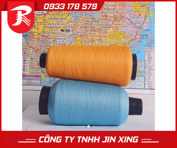 Chỉ tơ Nylon vắt sổ dệt mặt giày 100D/2, 70D/2
