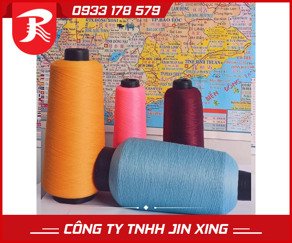 Chỉ tơ Nylon vắt sổ dệt mặt giày 100D/2, 70D/2