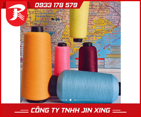 Chỉ tơ Nylon vắt sổ dệt mặt giày 100D/2, 70D/2