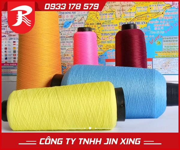 Chỉ tơ Nylon vắt sổ dệt mặt giày 100D/2, 70D/2