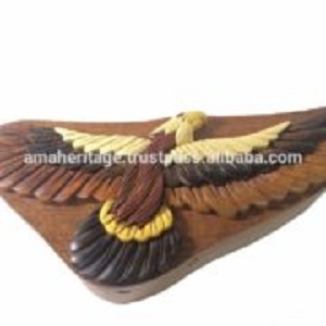 Hộp trang sức chim gỗ