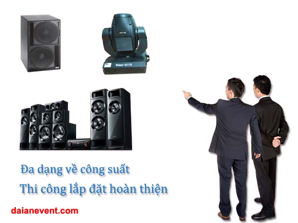 Cho thuê âm thanh - ánh sáng