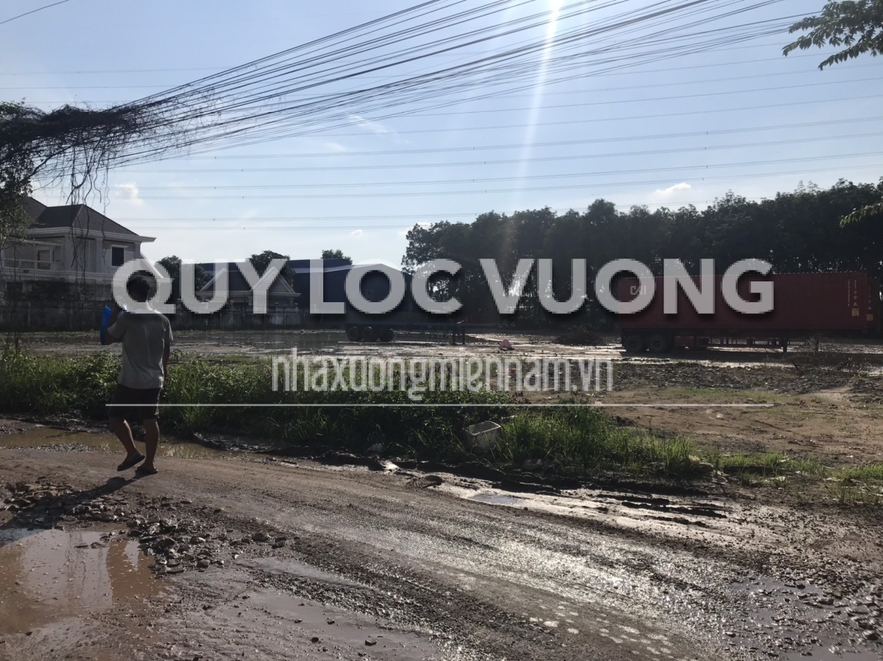 Cho thuê bãi đậu xe Container 5.500m2 ở An Phú, Thuận An