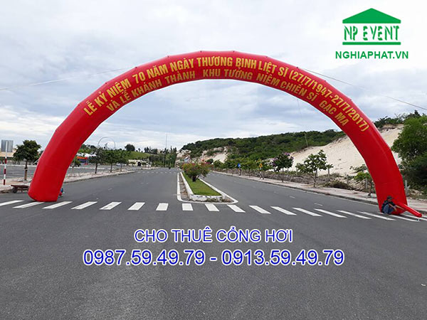 Cho thuê cổng hơi, cổng chào