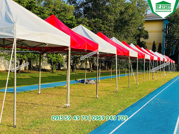 Cho thuê lều xếp, lều bánh ú, lều chóp