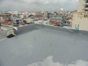 Thi công chống thấm sàn mái