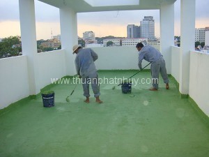 Thi công chống thấm sân thượng