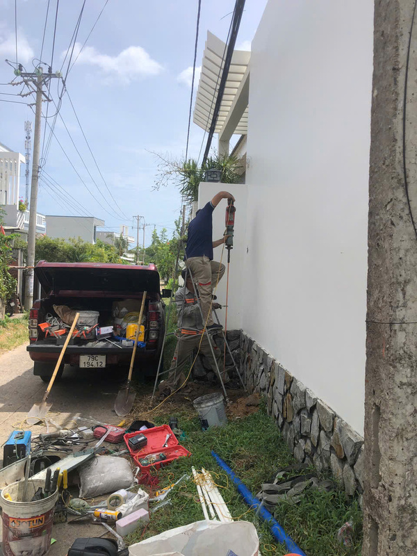 Chống sét lan truyền nhà chị Hồng, Phú Yên