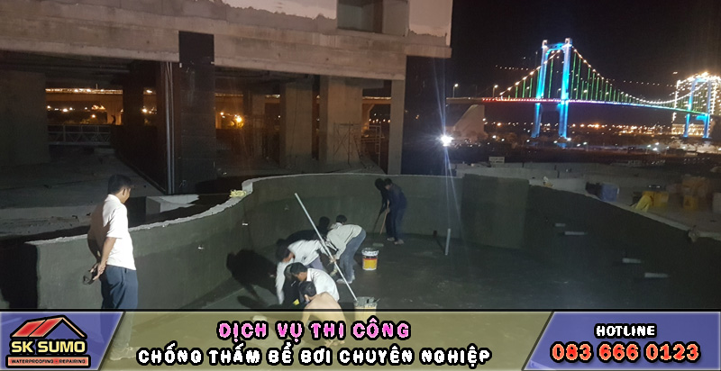 Chống thấm bể bơi