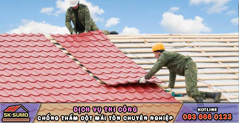 Chống thấm mái tôn