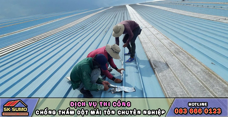 Chống thấm mái tôn