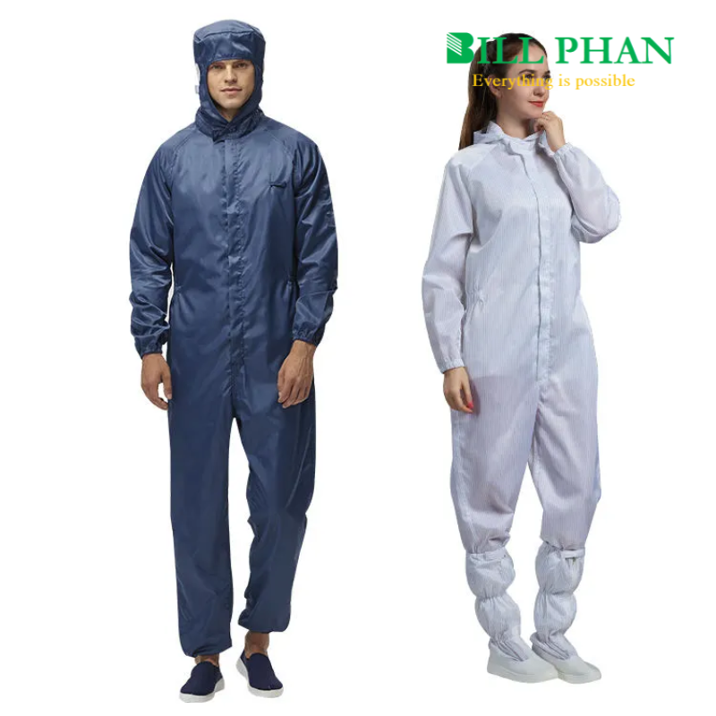 Bộ đồ chống tĩnh điện áo liền quần