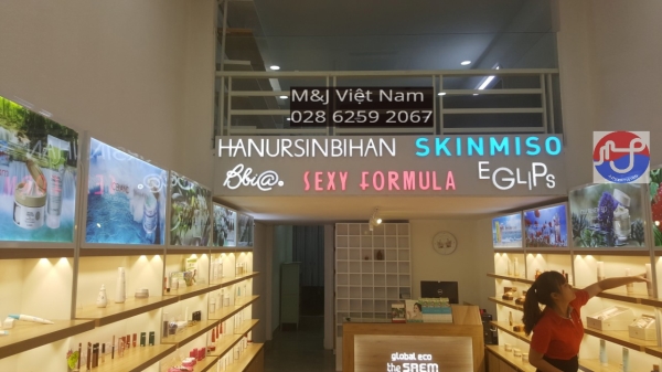 Chữ nhôm không viền