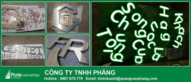 Chữ Nổi Inox