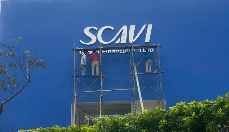 Thi công chữ nổi inox