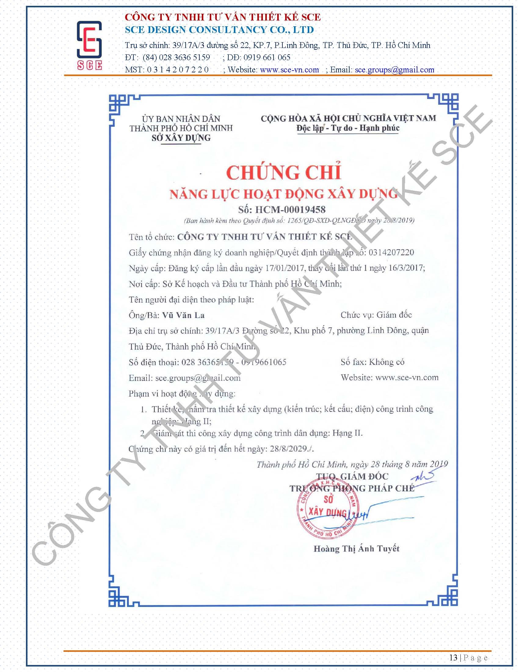 Chứng chỉ, chứng nhận