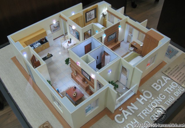 Mô hình nội thất chung cư